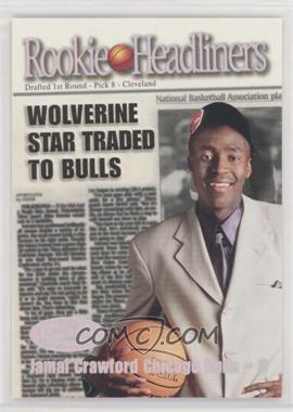 2000-01 NBA Hoops Hot Prospects - Rookie Headliners #15 RH - Jamal Crawford