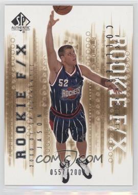 2000-01 SP Authentic - [Base] #105 - Jason Collier /2000