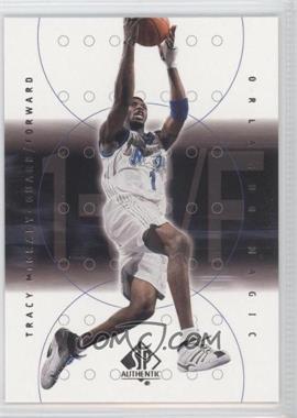 2000-01 SP Authentic - [Base] #58 - Tracy McGrady