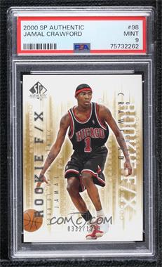 2000-01 SP Authentic - [Base] #98 - Jamal Crawford /1250 [PSA 9 MINT]