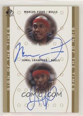 2000-01 SP Authentic - Sign of the Times Dual #FI/JC - Marcus Fizer, Jamal Crawford