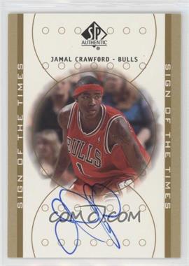 2000-01 SP Authentic - Sign of the Times #JC - Jamal Crawford
