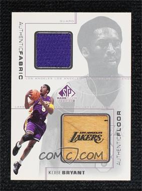 2000-01 SP Game Floor Edition - Authentic Fabric/Floor Combos #KB-C - Kobe Bryant