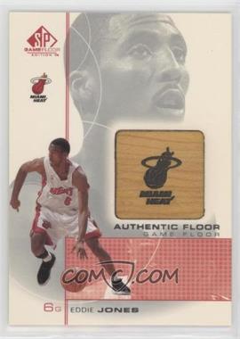 2000-01 SP Game Floor Edition - Authentic Floor #EJ - Eddie Jones