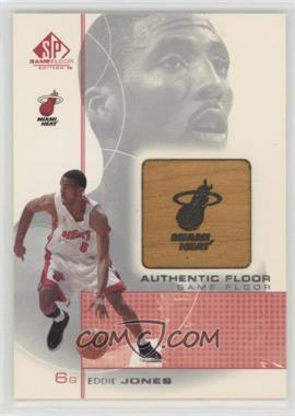 2000-01 SP Game Floor Edition - Authentic Floor #EJ - Eddie Jones