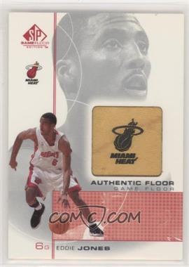 2000-01 SP Game Floor Edition - Authentic Floor #EJ - Eddie Jones