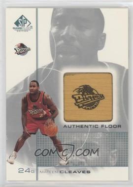 2000-01 SP Game Floor Edition - Authentic Floor #MC - Mateen Cleaves