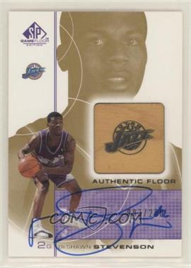 2000-01 SP Game Floor Edition - Autograph Authentic Floor #DS-A - DeShawn Stevenson /200