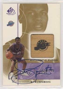 2000-01 SP Game Floor Edition - Autograph Authentic Floor #DS-A - DeShawn Stevenson /200