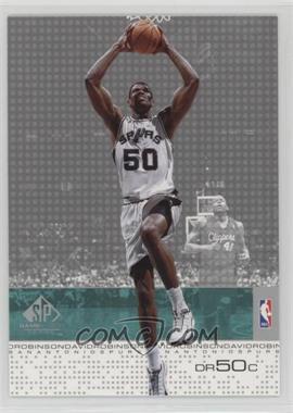 2000-01 SP Game Floor Edition - [Base] #50 - David Robinson