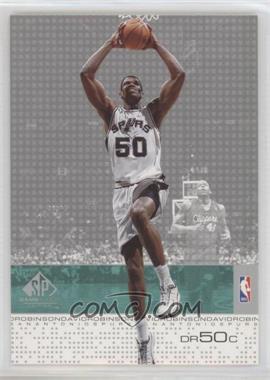 2000-01 SP Game Floor Edition - [Base] #50 - David Robinson