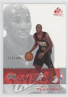 2000-01 SP Game Floor Edition - [Base] #92.2 - Craig Claxton (Dribbling) /300