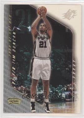 2000-01 SPx - [Base] #75 - Tim Duncan