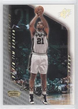 2000-01 SPx - [Base] #75 - Tim Duncan