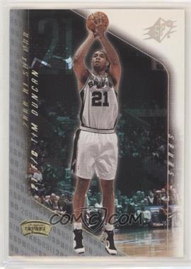 2000-01 SPx - [Base] #75 - Tim Duncan