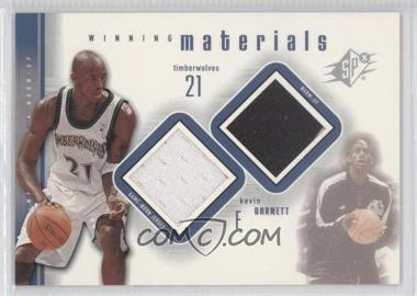 2000-01 SPx - Winning Materials #KG1 - Kevin Garnett