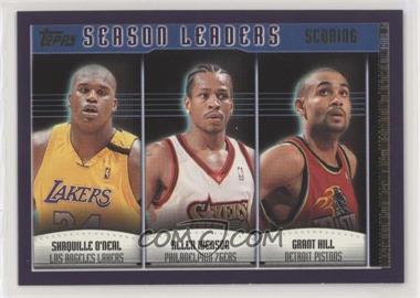 2000-01 Topps - [Base] #150 - Shaquille O'Neal, Allen Iverson, Grant Hill