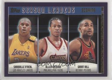 2000-01 Topps - [Base] #150 - Shaquille O'Neal, Allen Iverson, Grant Hill
