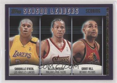 2000-01 Topps - [Base] #150 - Shaquille O'Neal, Allen Iverson, Grant Hill