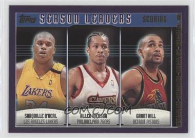 2000-01 Topps - [Base] #150 - Shaquille O'Neal, Allen Iverson, Grant Hill