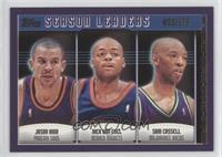 Jason Kidd, Nick Van Exel, Sam Cassell [EX to NM]