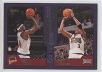 Larry Hughes, Allen Iverson [EX to NM]