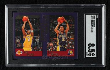 2000-01 Topps - [Base] #292 - Kobe Bryant, Reggie Miller [SGC 8.5 NM/Mt+]