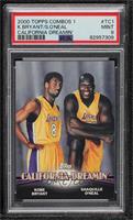 Kobe Bryant, Shaquille O'Neal [PSA 9 MINT]