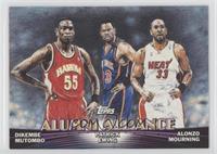 Patrick Ewing, Alonzo Mourning, Dikembe Mutombo