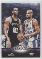 Tim Duncan, Grant Hill