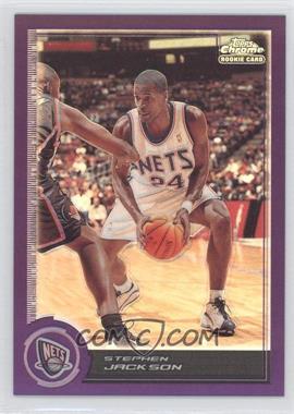 2000-01 Topps Chrome - [Base] - Refractor #196 - Stephen Jackson /199