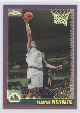 2000-01 Topps Chrome - [Base] - Refractor #23 - Radoslav Nesterovic