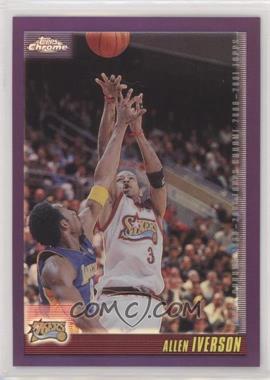 2000-01 Topps Chrome - [Base] - Refractor #93 - Allen Iverson (Guarded by Kobe Bryant)