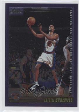 2000-01 Topps Chrome - [Base] #15 - Latrell Sprewell