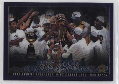 2000-01 Topps Chrome - [Base] #85 - Los Angeles Lakers Team