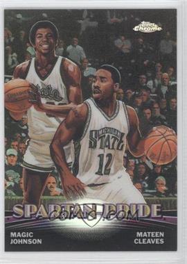 2000-01 Topps Chrome - Combos - Refractor #TC20 - Mateen Cleaves, Magic Johnson