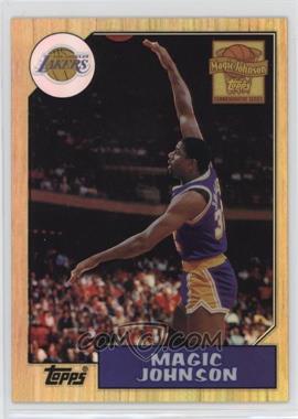 2000-01 Topps Chrome - Magic Johnson Commemorative Series - Refractors #MJ5 - Magic Johnson