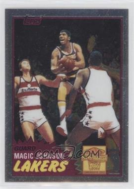 2000-01 Topps Chrome - Magic Johnson Commemorative Series Reprints #3 - Magic Johnson