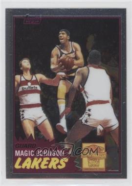 2000-01 Topps Chrome - Magic Johnson Commemorative Series Reprints #3 - Magic Johnson
