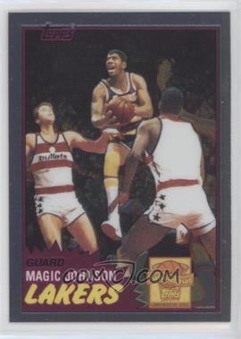 2000-01 Topps Chrome - Magic Johnson Commemorative Series Reprints #3 - Magic Johnson