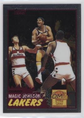 2000-01 Topps Chrome - Magic Johnson Commemorative Series Reprints #3 - Magic Johnson