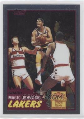 2000-01 Topps Chrome - Magic Johnson Commemorative Series Reprints #3 - Magic Johnson