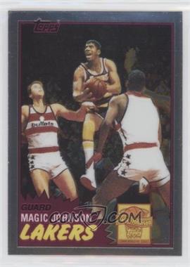 2000-01 Topps Chrome - Magic Johnson Commemorative Series Reprints #3 - Magic Johnson