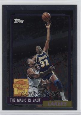 2000-01 Topps Chrome - Magic Johnson Commemorative Series Reprints #6 - Magic Johnson