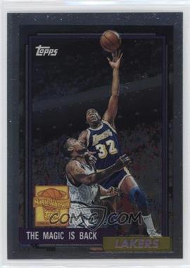 2000-01 Topps Chrome - Magic Johnson Commemorative Series Reprints #6 - Magic Johnson