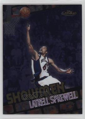 2000-01 Topps Finest - Showmen #S10 - Latrell Sprewell