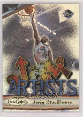 2000-01 Topps Gold Label - Jam Artists #JA4 - Jerry Stackhouse