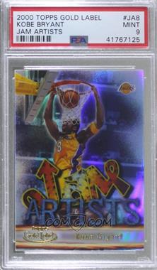 2000-01 Topps Gold Label - Jam Artists #JA8 - Kobe Bryant [PSA 9 MINT]