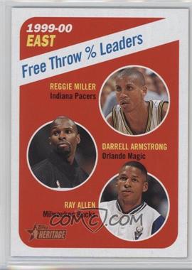 2000-01 Topps Heritage - [Base] #141 - Reggie Miller, Darrell Armstrong, Ray Allen