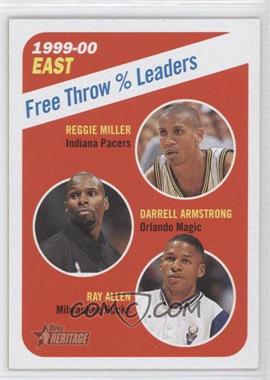 2000-01 Topps Heritage - [Base] #141 - Reggie Miller, Darrell Armstrong, Ray Allen